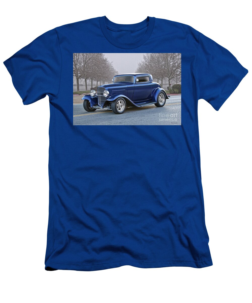 1932 Ford Blue Coupe Dave Koontz T-Shirt