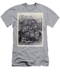 A Family Party of Hippopotami M5 Historic Illustrations T-Shirt