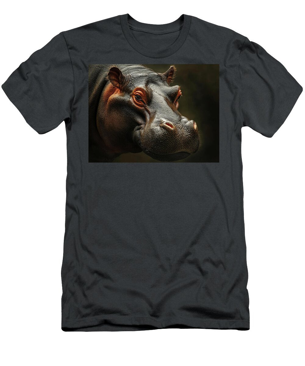 Close Up Portrait of a Hippopotamus Boyan Dimitrov T-Shirt