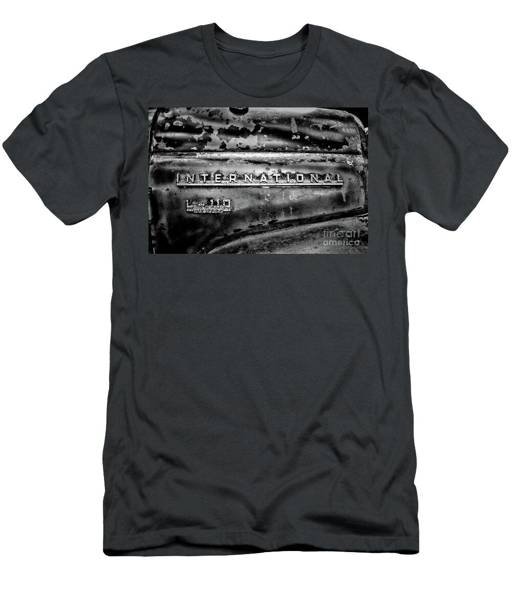 International Harvester L110 Series Black and White Paul Ward T-Shirt