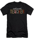 Retired Teacher Leopard Print Funny Appreciation Jensen Cena T-Shirt